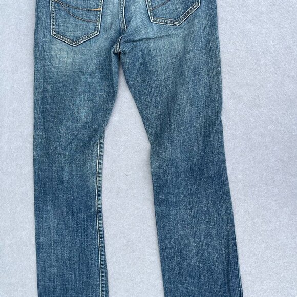 GAP Curvy Straight Jeans Size 4/27R Medium Wash Cotton - Picture 3 of 6